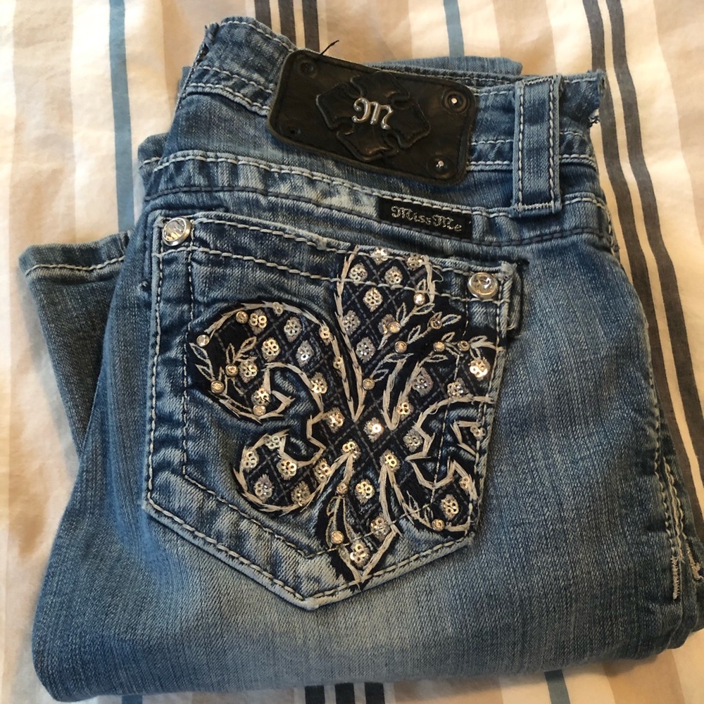 MissMe Bootcut Jeans sz 24